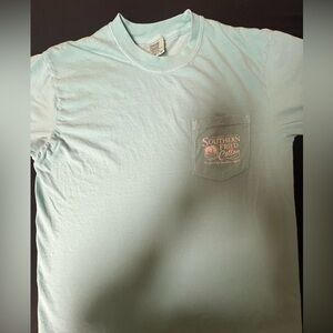 Southern Fried Cotton Seafoam Green Pocket Tee
Size Med.Good Condition PRESHRUNK